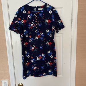 TORY BURCH- Floral Dress - Navy Sz XL